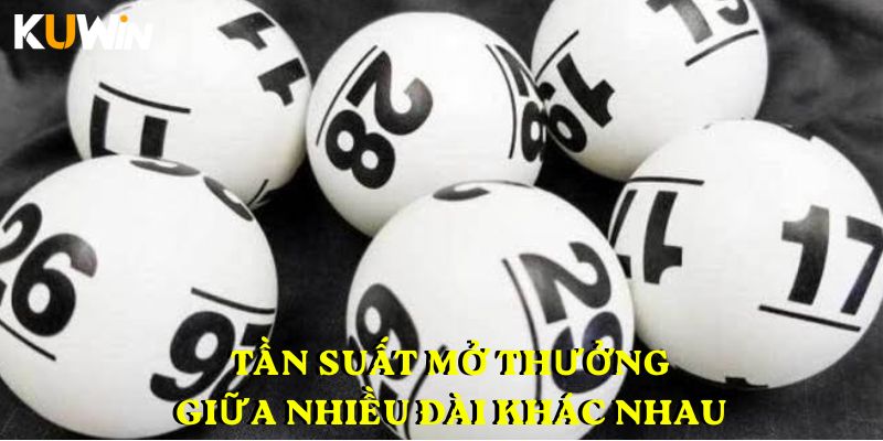 Tần suất mở thưởng giữa nhiều đài khác nhau
